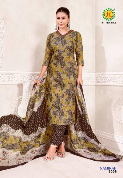 Jt namirah vol-5 cotton dress material wholesale  - wholesale export